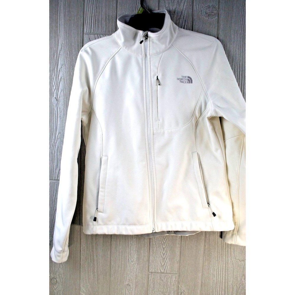 THE NORTH FACE Windwall Apex-Bionic Fleece Lined Full Zip Jacket Women M White
